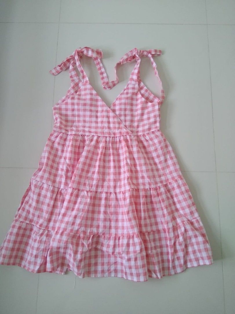 Cute Vintage Dresses Checkered Floral Women s Fashion Dresses