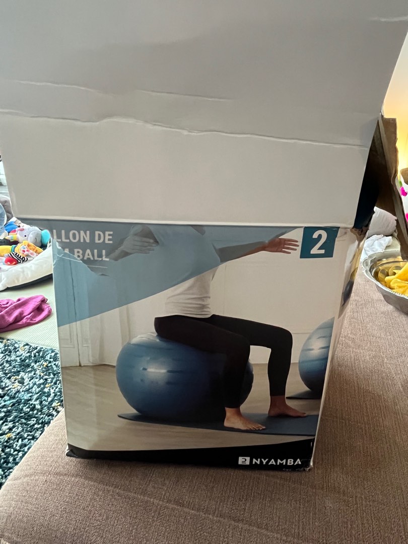 Decathlon Size 2 Gym Ball, Sports Equipment, Exercise & Fitness