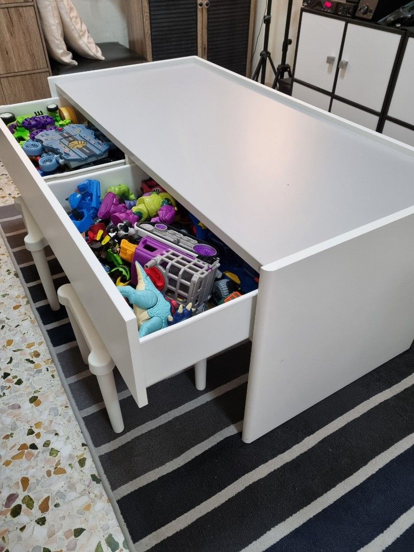 Dundra Ikea Activity Table and Storage, Furniture & Home Living
