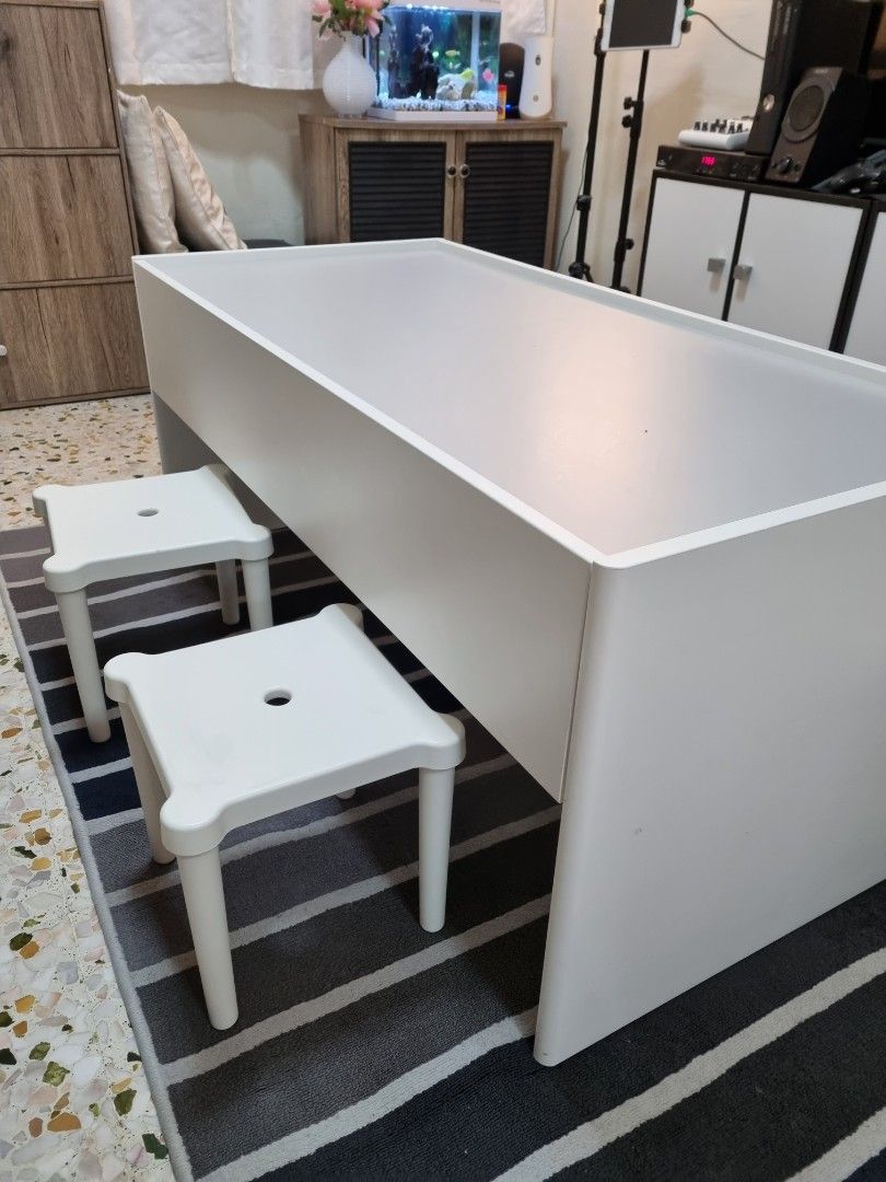 Dundra Ikea Activity Table and Storage, Furniture & Home Living