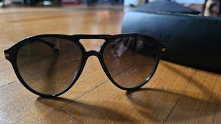 Dunhill premium aviator carbon fiber sunglasses not Oakley rayban