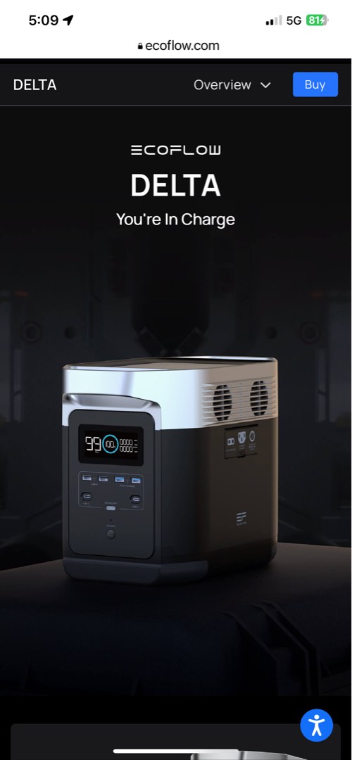 Ecoflow Delta, Sports Equipment, Hiking & Camping on Carousell