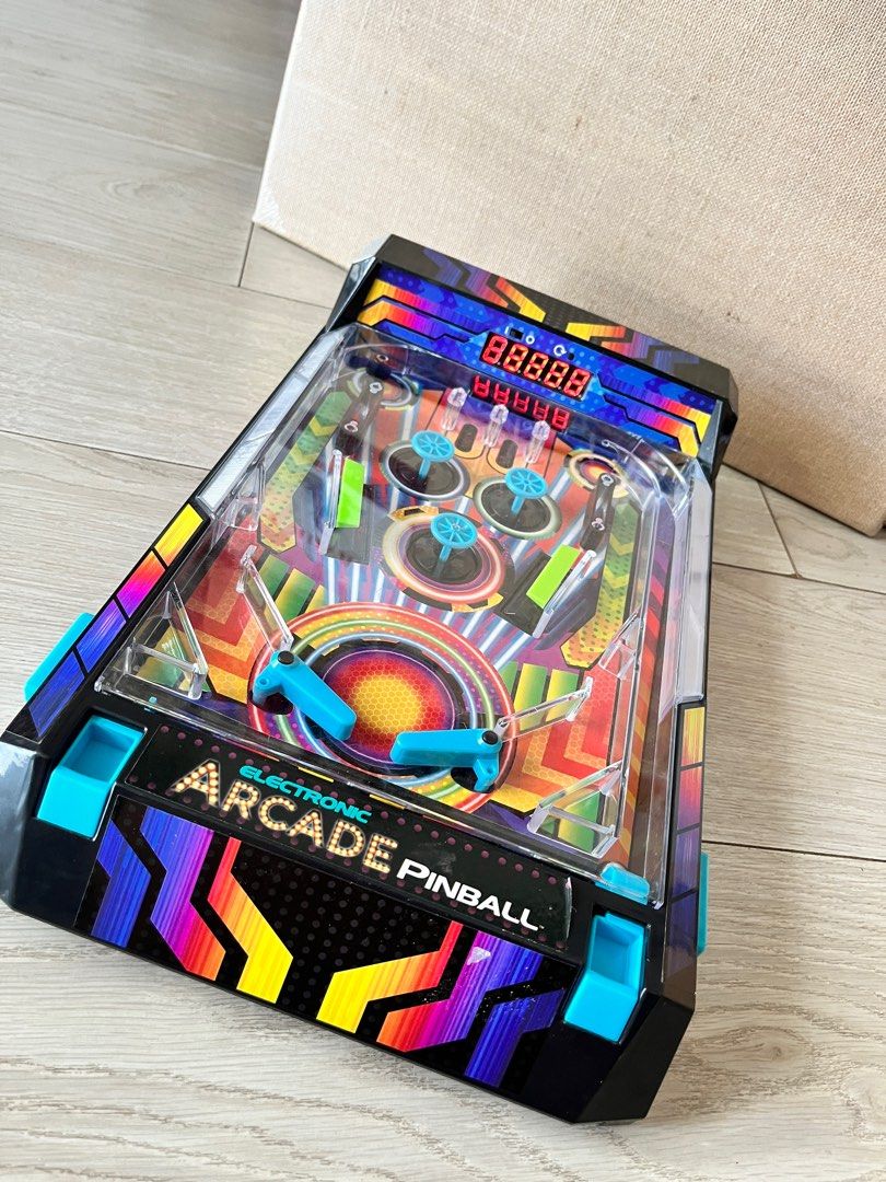 Electronic Arcade Desktop Pinball with Lights and Sound, Hobbies & Toys