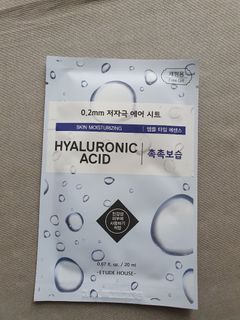 Etude House Skin Mosturizing Hyaluronic Acid Sheet Mask