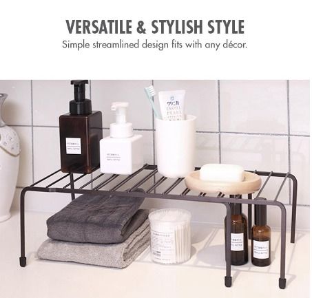 Extendable Kitchen Rack Organiser (Coffee) (JL0518), Furniture & Home ...