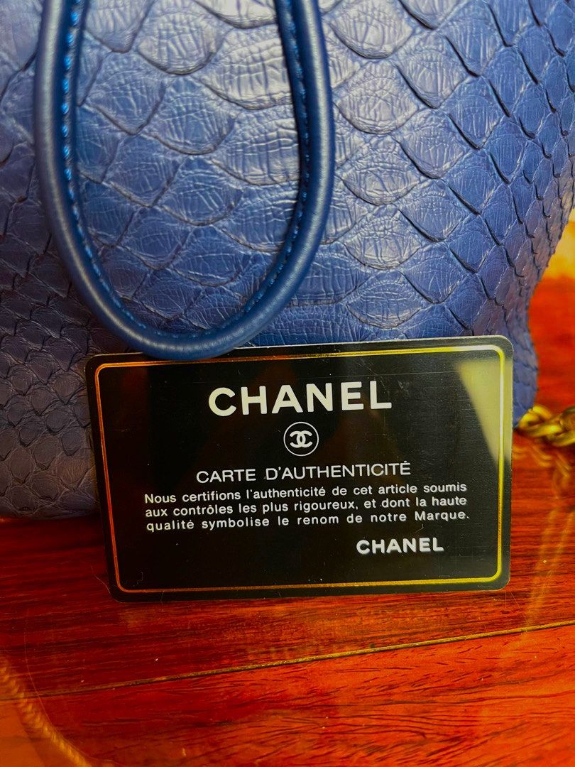 Python skin clearance chanel bag