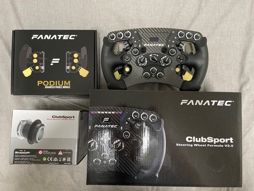 代引き人気 FANATEC SteeringWheel Fanatec Formula v2 V2 パドル換装