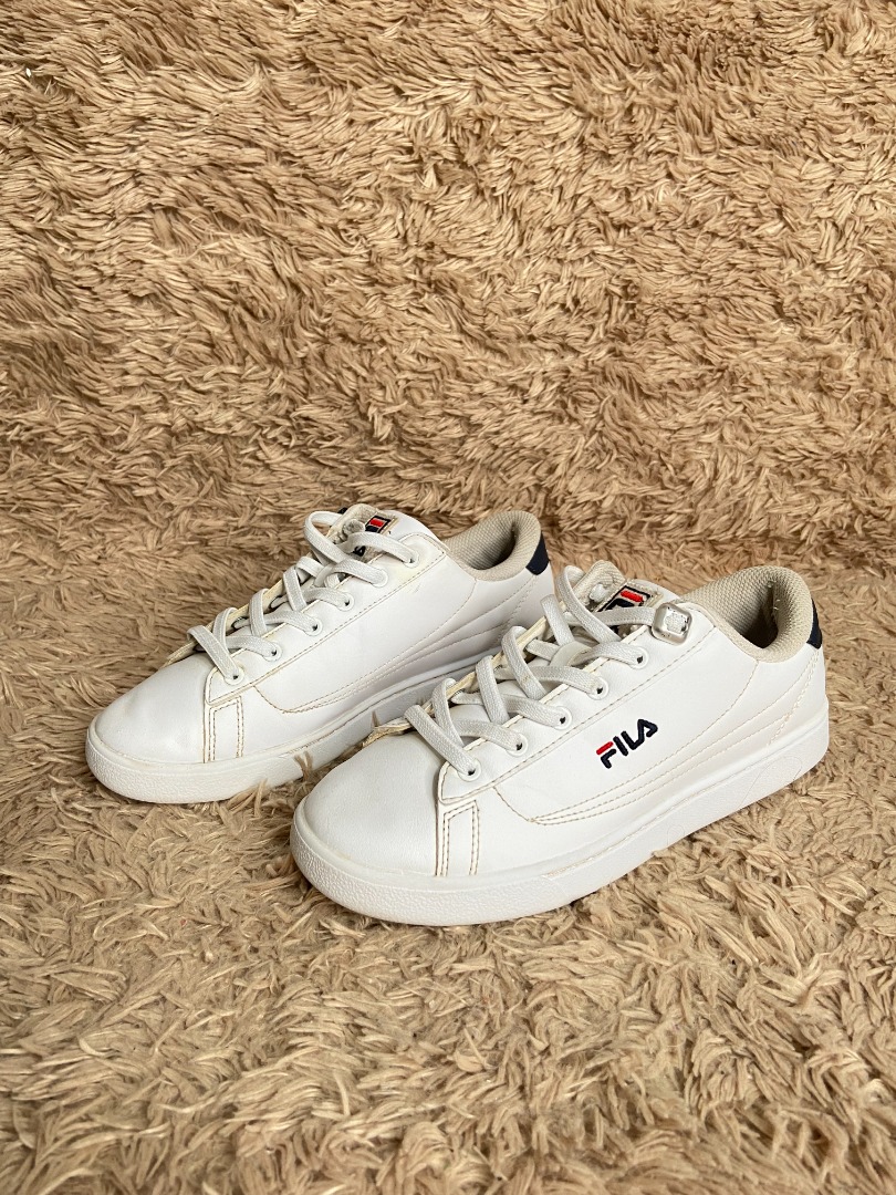Fila Court Triple White Shoes Women s Fashion Footwear Sneakers on