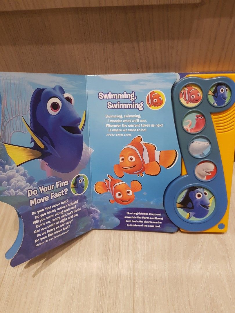 Finding Dory Swim Along With Me Sound Book On Carousell 9162