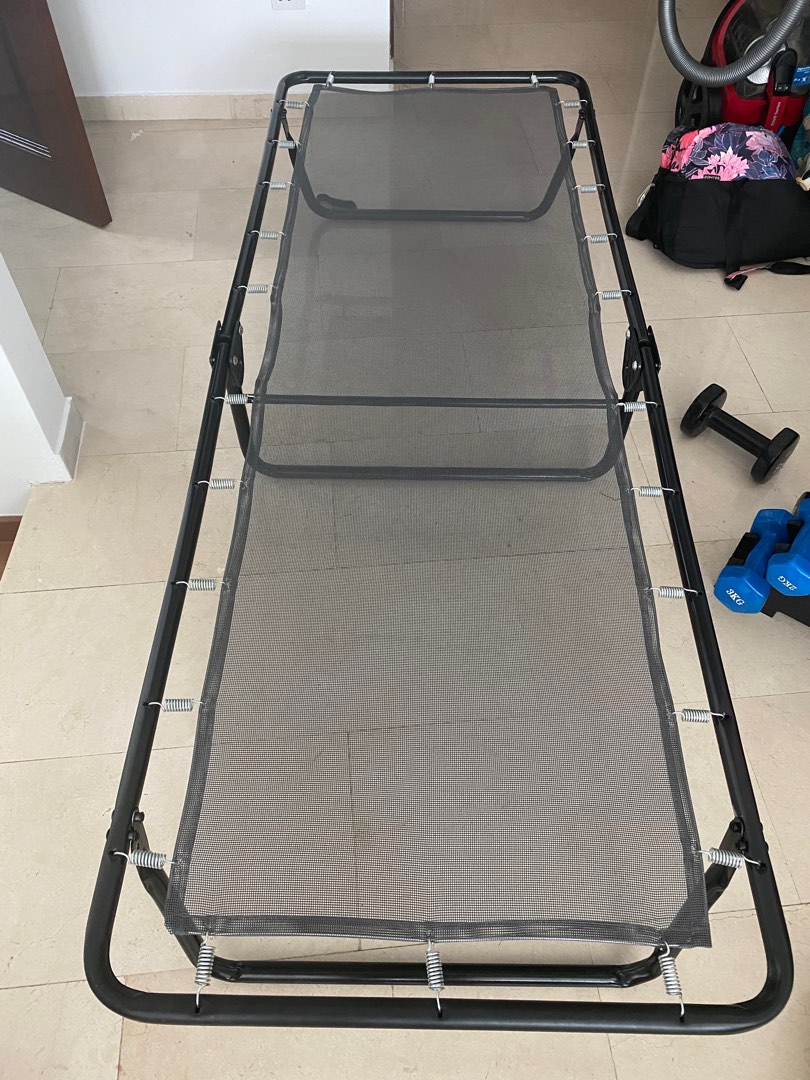 Foldable Single Camper bed / kids bed / helper bed, Furniture & Home