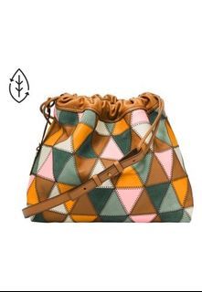 Fossil Gigi Drawstring Shoulder Bag in Tan