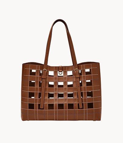 Fossil Kier Cactus Leather Tote in Brown, Women's Fashion, Bags & Wallets, Tote  Bags on Carousell