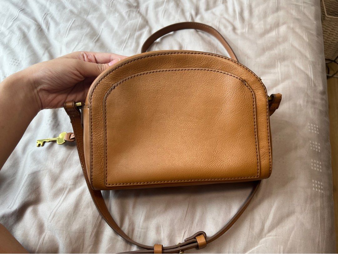 Fossil Vintage Brown Leather Bag Women s Fashion Bags Wallets