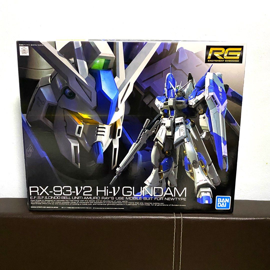 (Free Delivery) RG 1/144 Nu Gundam (Category: Gundam Model Kits) located in Singapore. Submitted by Kaiseng99 (Listing ID 1223088734, Image 1). Description: Free Delivery.