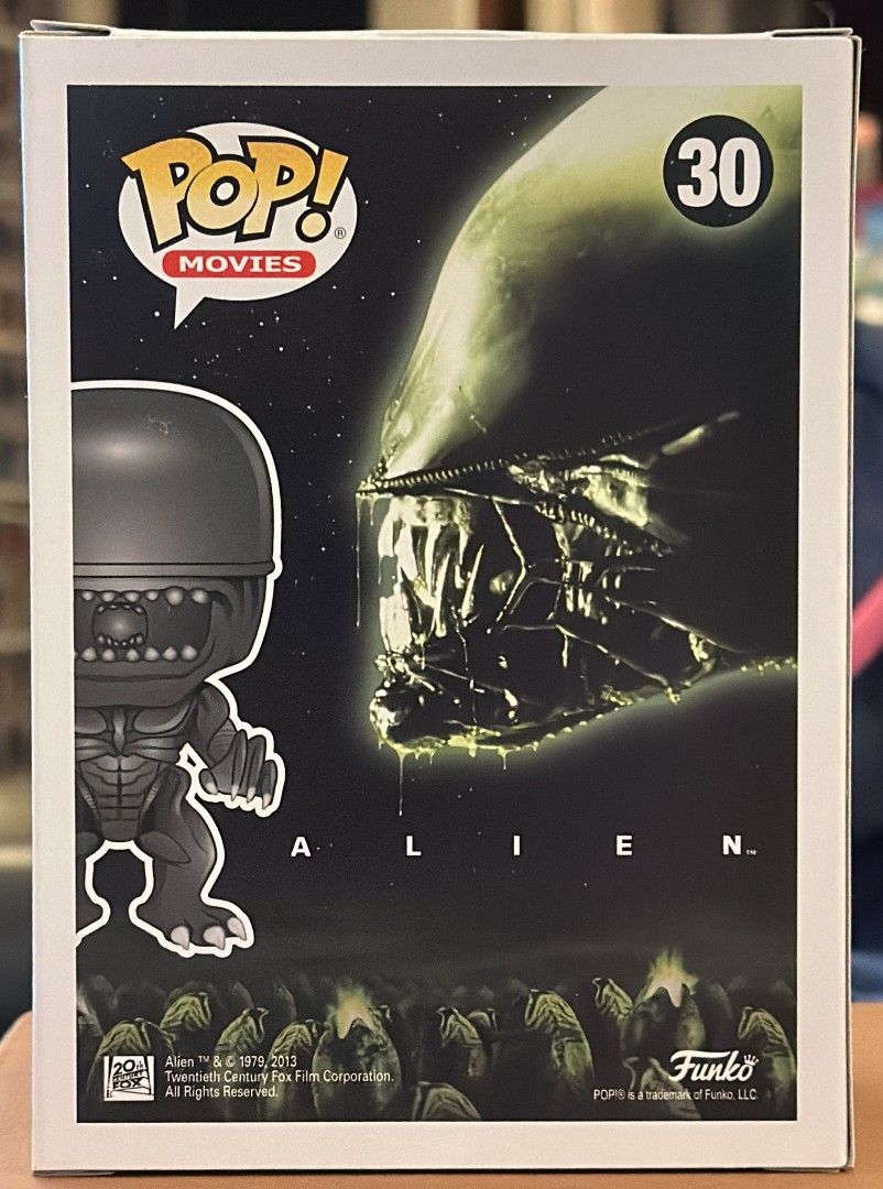 Funko Pop Movies #30 ALIEN, Hobbies & Toys, Toys & Games on Carousell