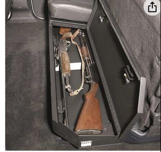 Genuine TUFFY SECURITY Products USA Rugged Security Systems Gun Rifle Valuables Heavy Gauge Steel Keyed Safe for Under Rear Seat Wide SUV FORD M16 M4 Shotgun 22Lr AR15 Glock Colt CZ OPEN TO SWAP to a higher Value Item