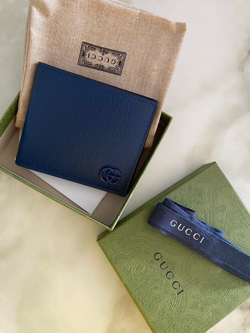 GG MARMONT LEATHER BI FOLD WALLET