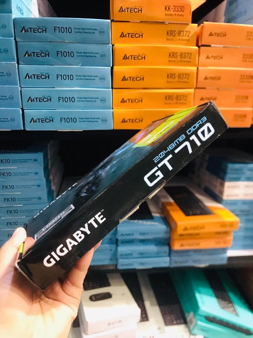 Gigabyte GT710 2GB DDR3 NVIDIA GEFORCE GPU (Category: Computer Parts) located in Makati City. Submitted by techubstoreandaccessories (Listing ID 1223189868, Image 2). Description: Gigabyte GT710 2GB DDR3 NVIDIA GEFORCE GPU Onhand ready to ship‼️‼️ ✅BRANDNEW ORIGINAL & SEALED ✅ACTUAL PICTURE POSTED ✅ACCEPT WALK IN/PICK UP CLIENT (Mon-Fri 8am-7pm)( Saturday10am-4pm) 📍Location: Evangelista St. Makati City ✅ACCEPT BULK ORDERS WITH DISCOUNT ✅MODE OF 