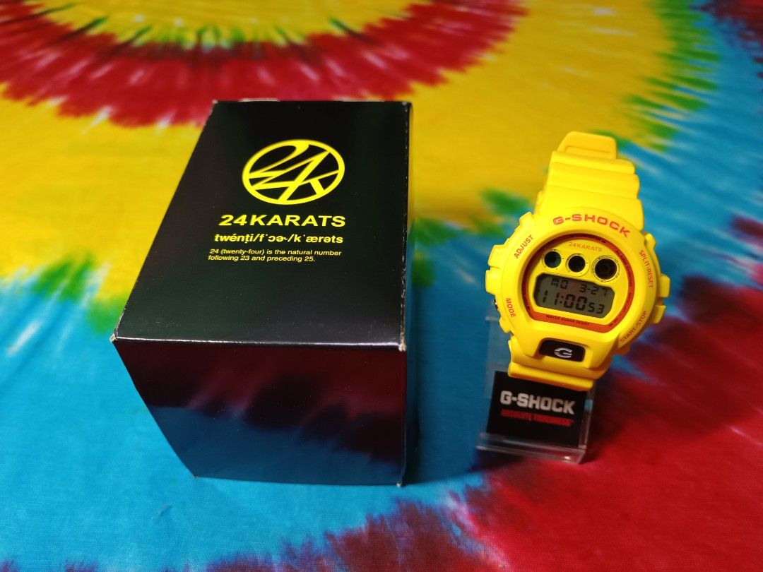 G shock top 24 karat kuning