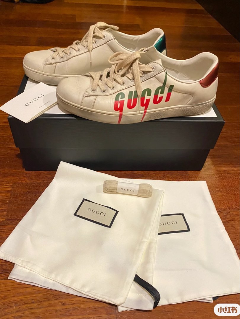 Gucci Ace Blade Men s Fashion Footwear Sneakers on Carousell