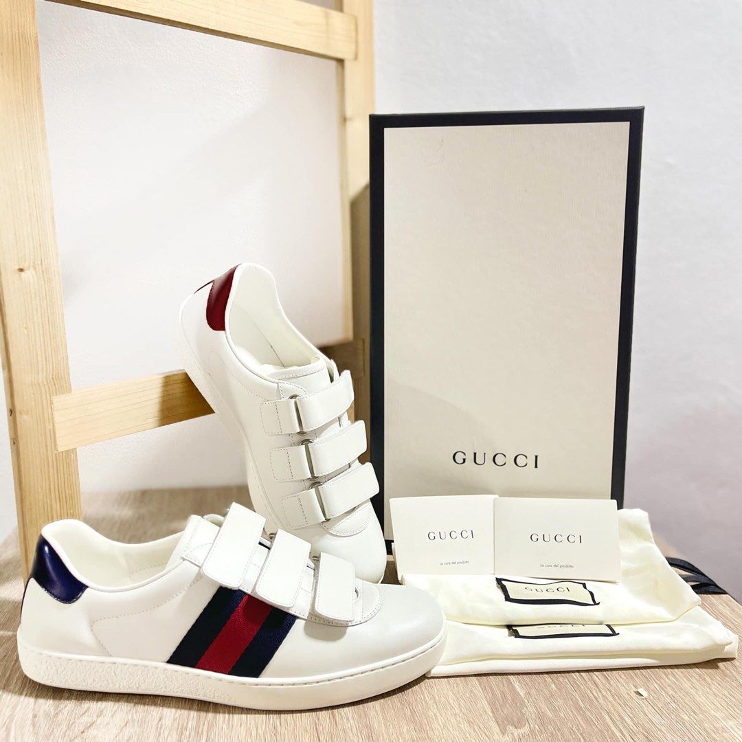 Gucci strap sneakers sale