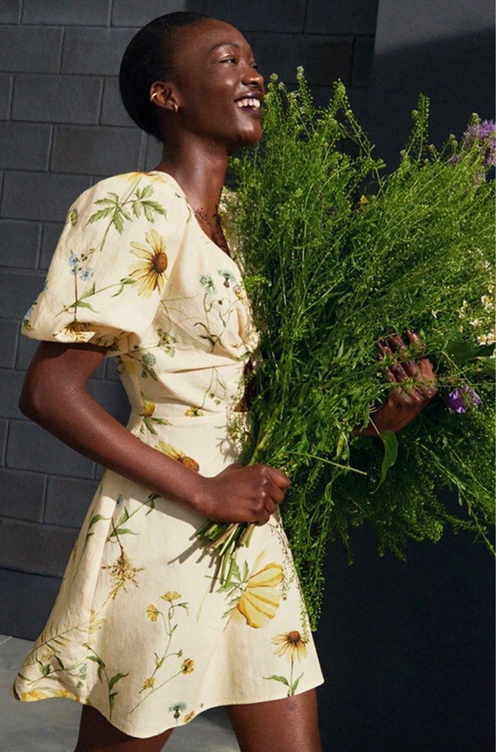 H and hotsell m floral dress