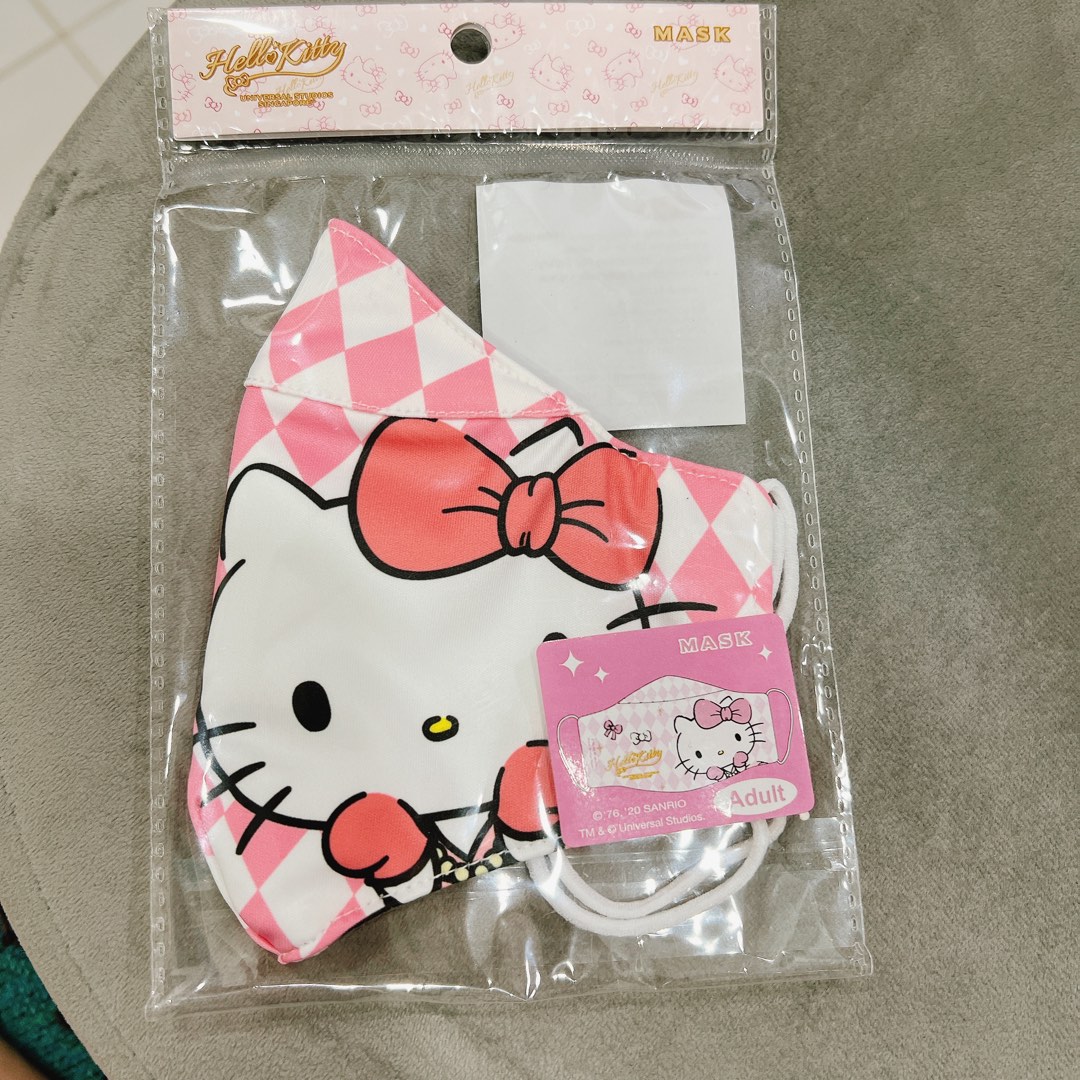 reusable hello kitty face mask