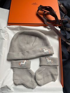 Hermes Baby Gift set hat&socks
