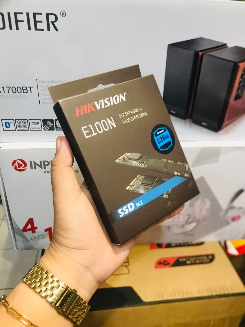 HIKVISION 128GB E100N M.2 SATA SSD HS-SSD-E100N/128G (Category: Hard Disks & Thumbdrives) located in Makati City. Submitted by techubstoreandaccessories (Listing ID 1223199030, Image 3). Description: HIKVISION 128GB E100N M.2 SATA SSD HS-SSD-E100N/128G Onhand ready to ship‼️‼️ ✅BRANDNEW ORIGINAL & SEALED ✅ACTUAL PICTURE POSTED ✅ACCEPT WALK IN/PICK UP CLIENT (Mon-Fri 8am-7pm)( Saturday10am-4pm) 📍Location: Evangelista St. Makati City ✅ACCEPT BULK 