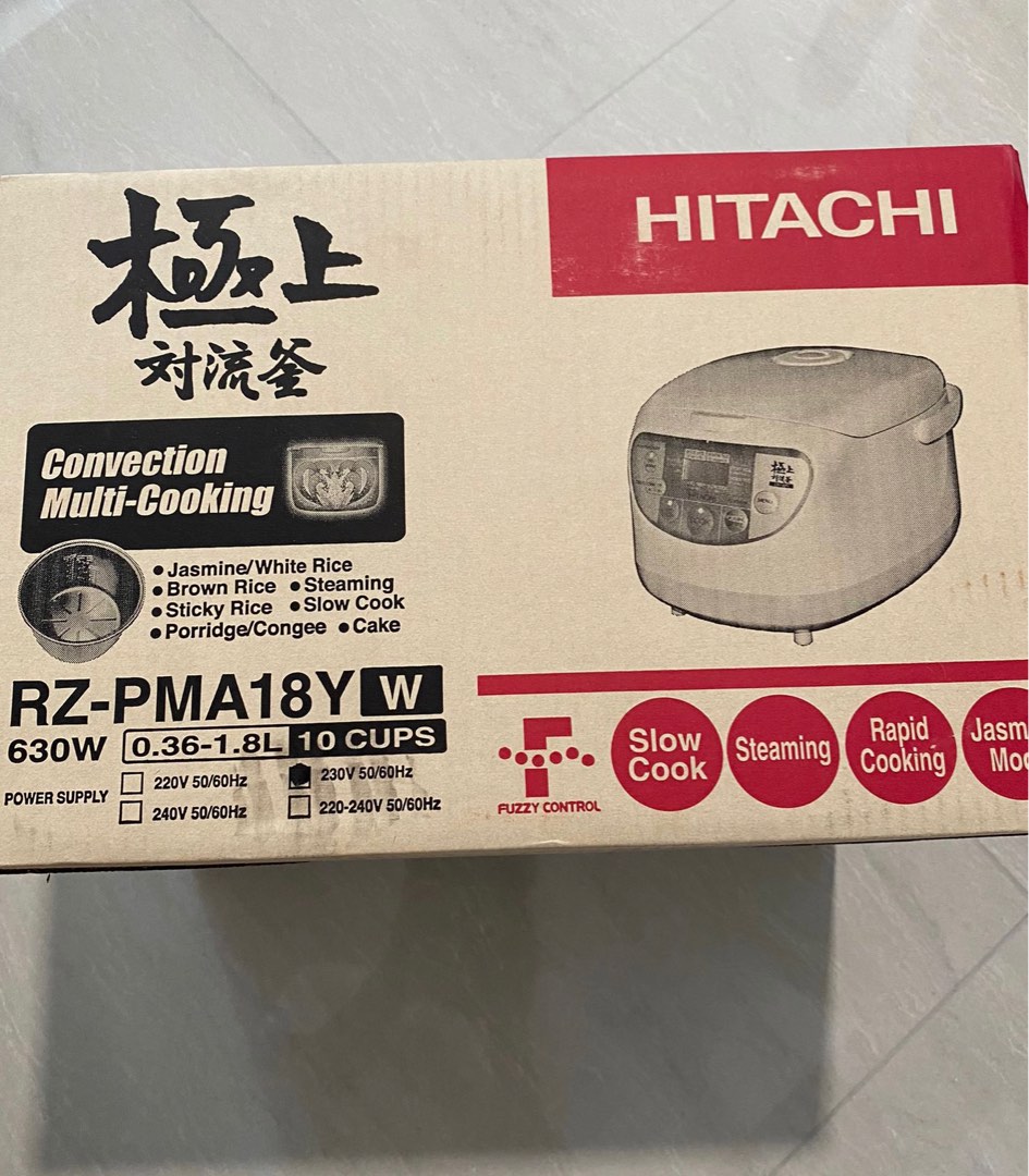 HITACHI RICE COOKER *BRAND NEW*, TV & Home Appliances, Kitchen