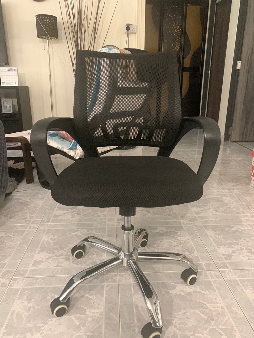 Home computer table chair, Furniture & Home Living, Furniture, Chairs