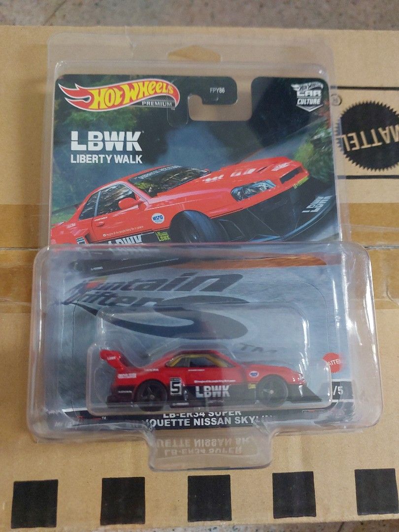 Hot Wheels LBWK PREMIUM CAR CULTURE MOUNTAIN DRIFTWR SET LB-ER34 SUPER ...