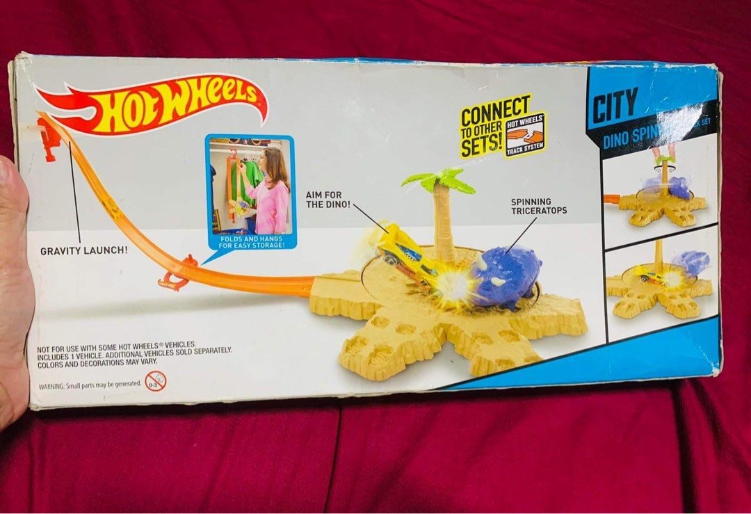 Hot Wheels Dino Spinout - Modèle BJGJ00 - Neuf Sous Scellé - Dinosaures
