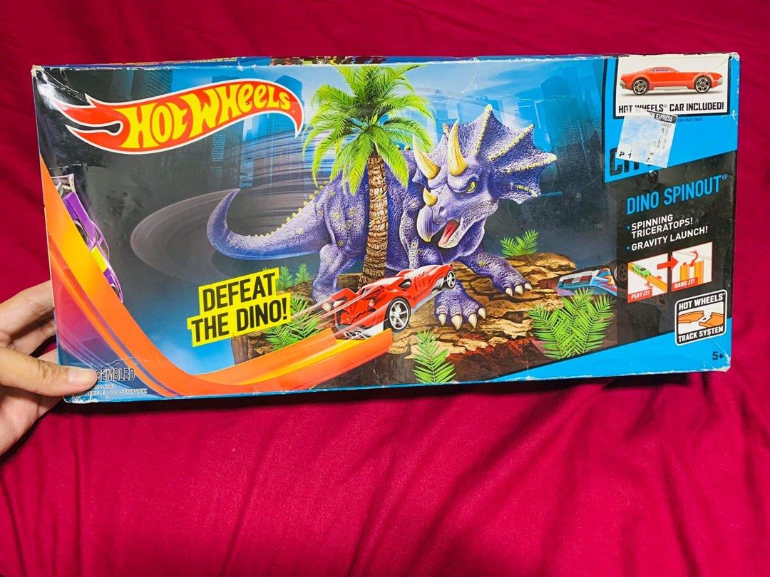 Hot Wheels Dino Spinout - Modèle BJGJ00 - Neuf Sous Scellé - Dinosaures
