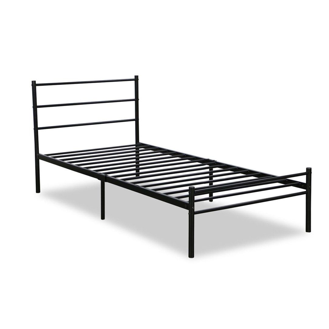 IKEA Metal Bed Frame, Black, Super Single, Furniture & Home Living