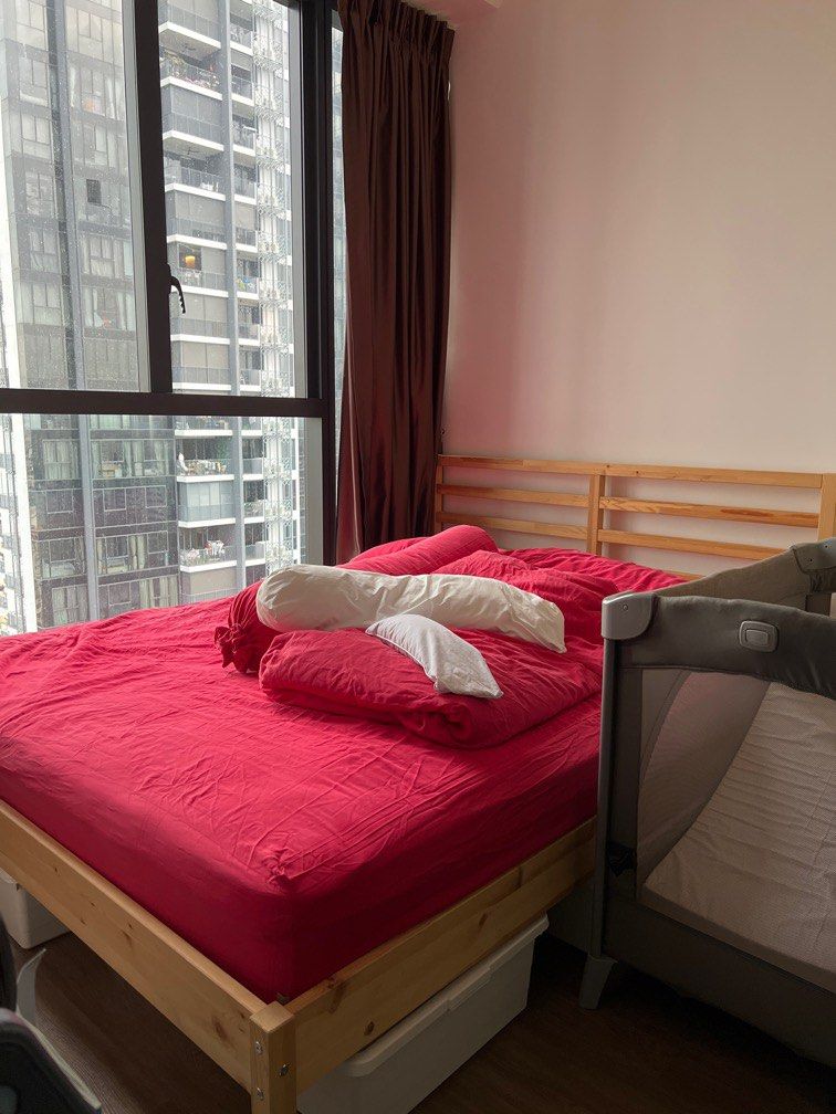 Ikea bed frame, Furniture & Home Living, Furniture, Bed Frames