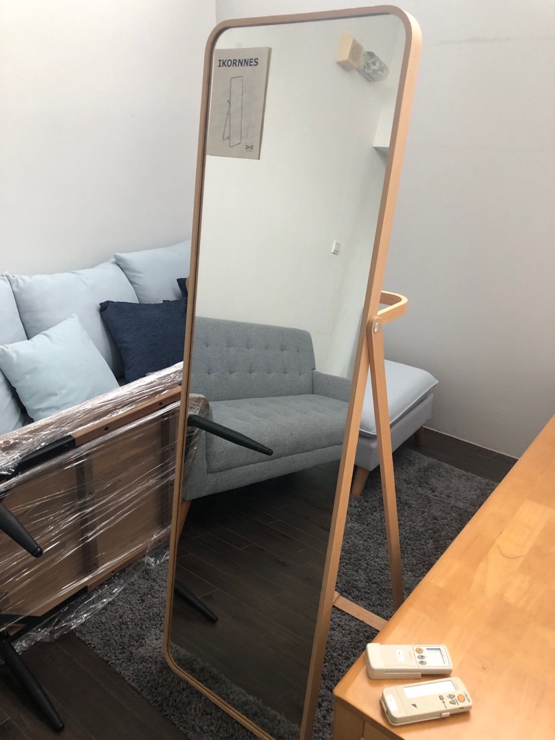 IKEA IKORNNES standing mirror, Furniture & Home Living, Home Decor