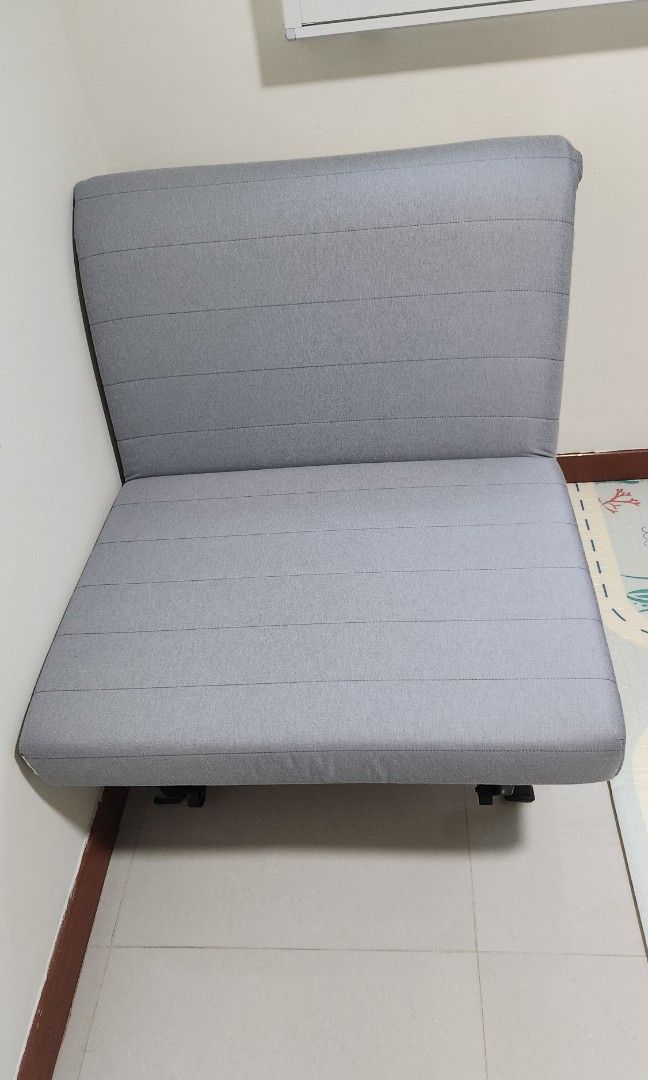 Ikea lycksele single sofa bed, Furniture & Home Living, Furniture, Bed