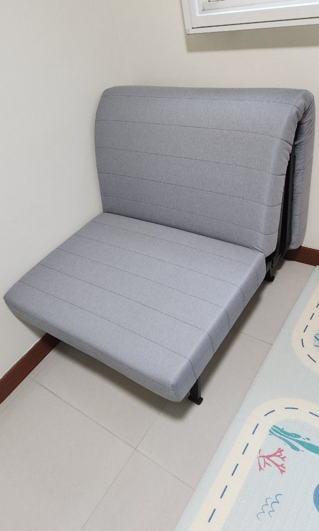 Ikea lycksele single sofa bed, Furniture & Home Living, Furniture, Bed