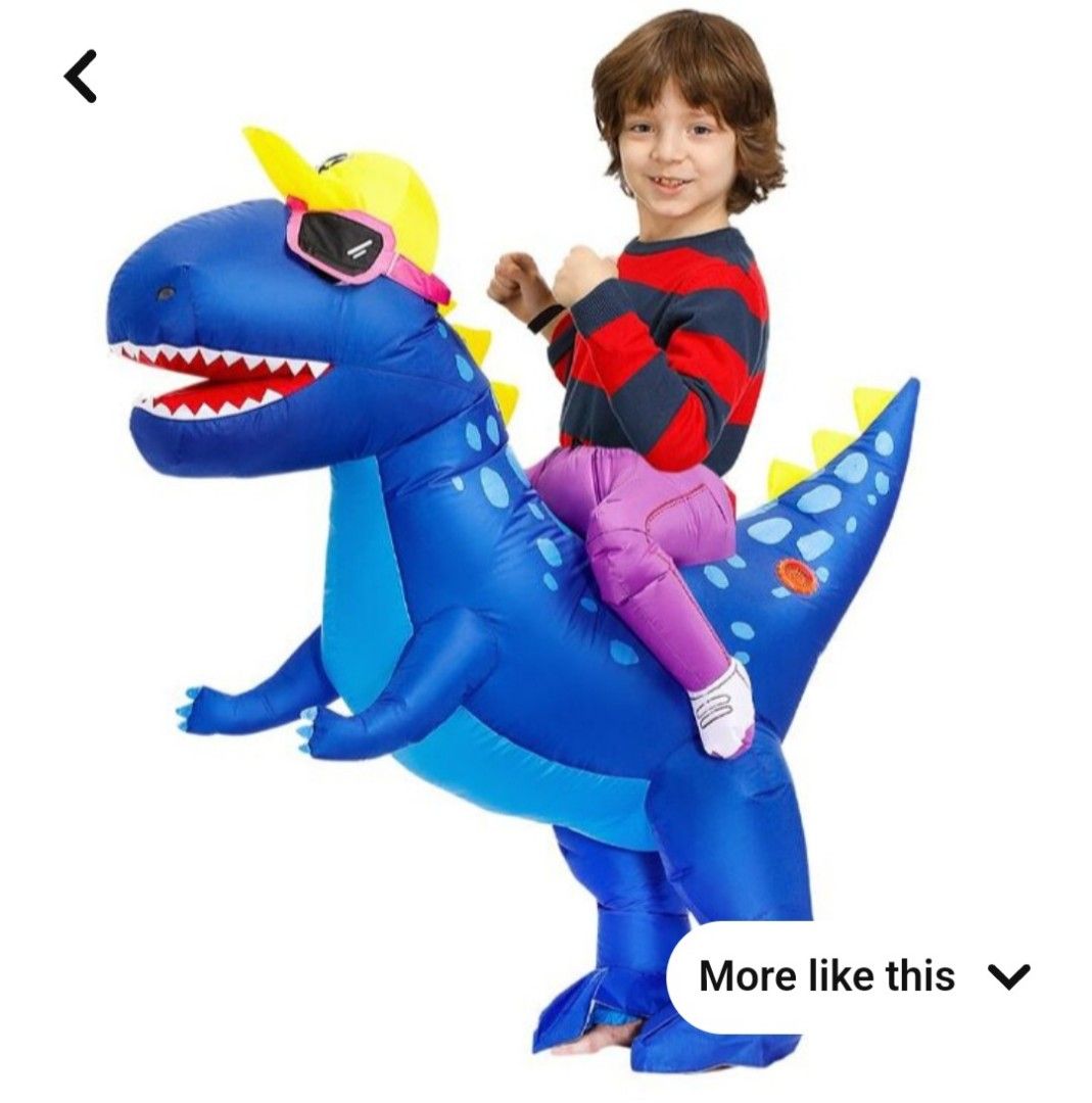 Inflatable Dinosaur Trex costume, Babies & Kids, Babies & Kids Fashion