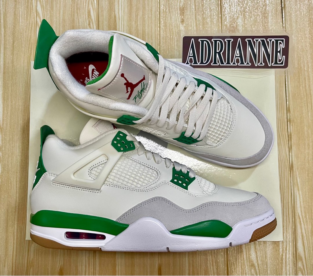 jordan 4 pine green