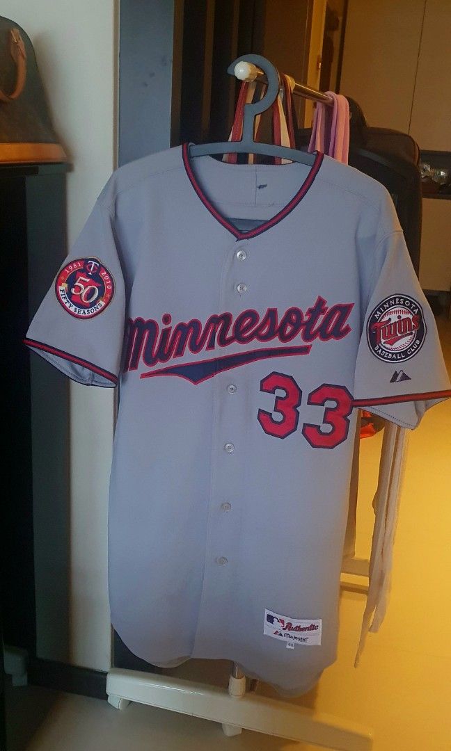 MLB Minnesota Twins Jersey Youth Size Medium Number 33 Justin 