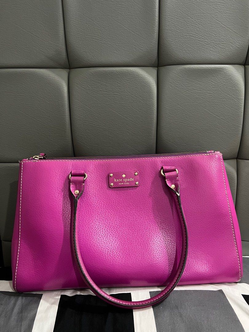 Kate spade cheap magenta handbag