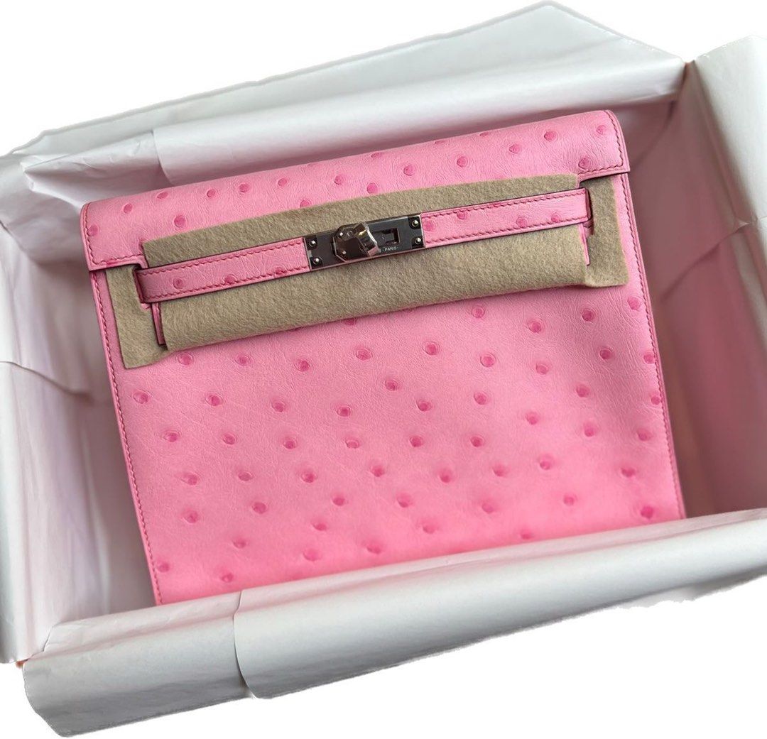 Hermes Kelly 20 Bubblegum pink Epsom Phw, Luxury, Bags & Wallets on  Carousell