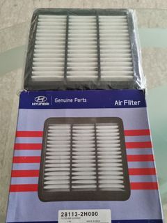 Kia Cerato Forte/Hyundai Avante - Engine Air Filter and Radiator Cap