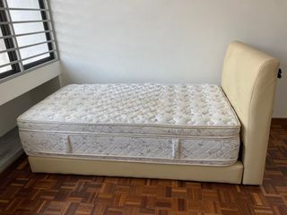King single bed + mattress