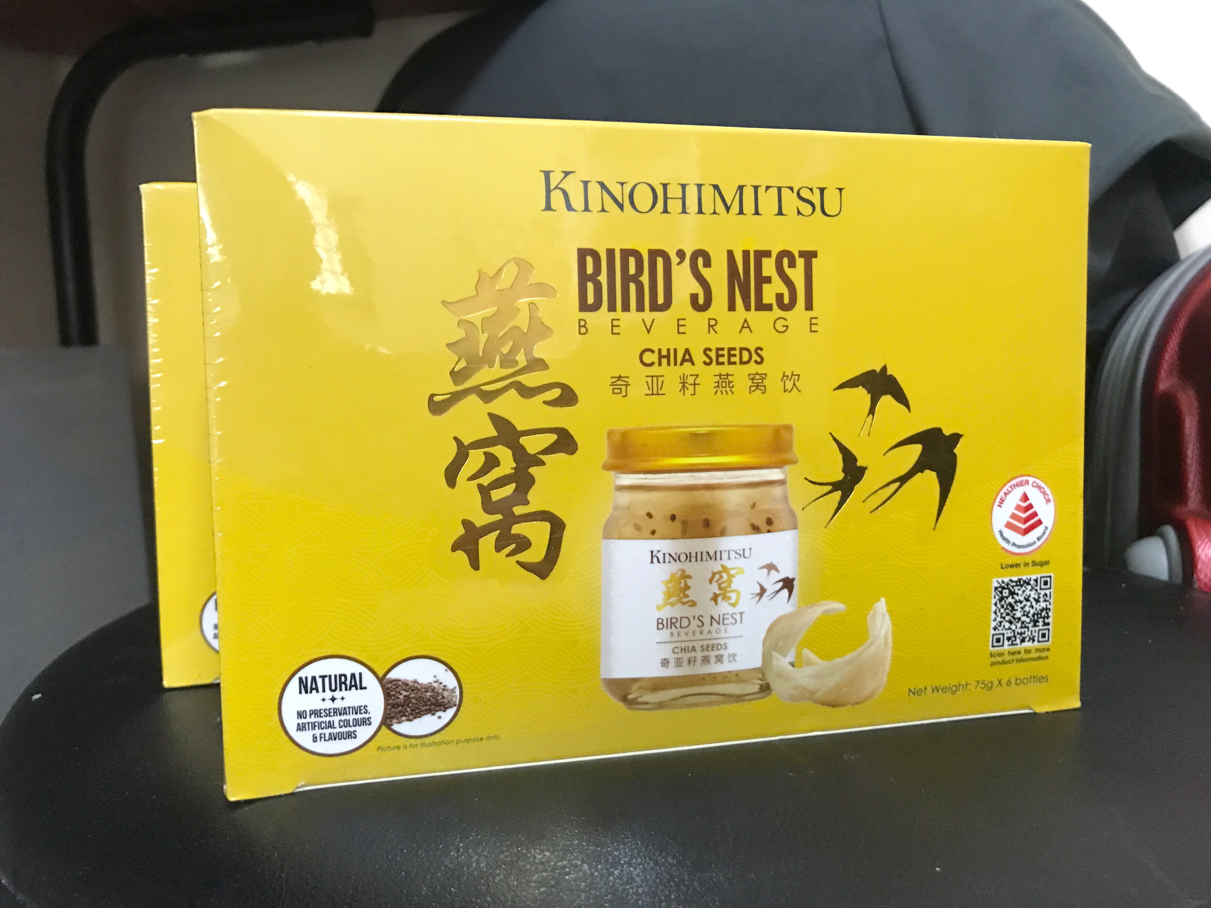2 Boxes of Kinohimitsu Bird’s Nest Chia Seeds, Food & Drinks, Other