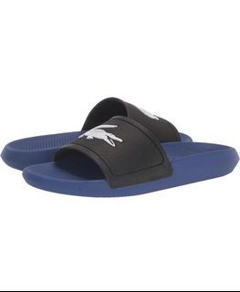 Lacoste men’s croco slide sandal