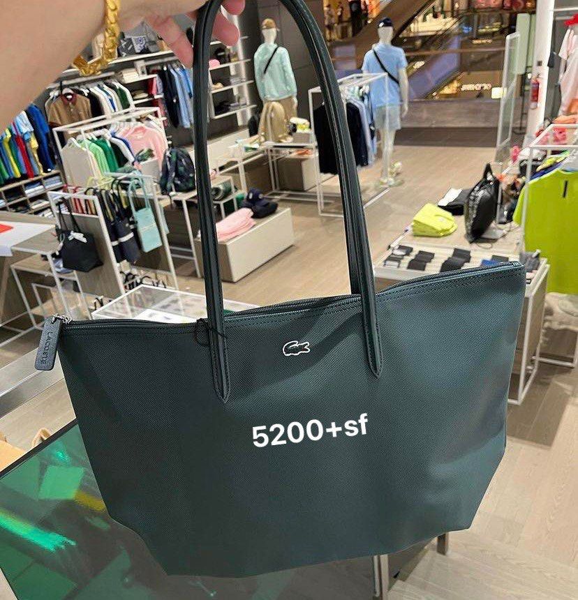 Lacoste tote on sale bag large