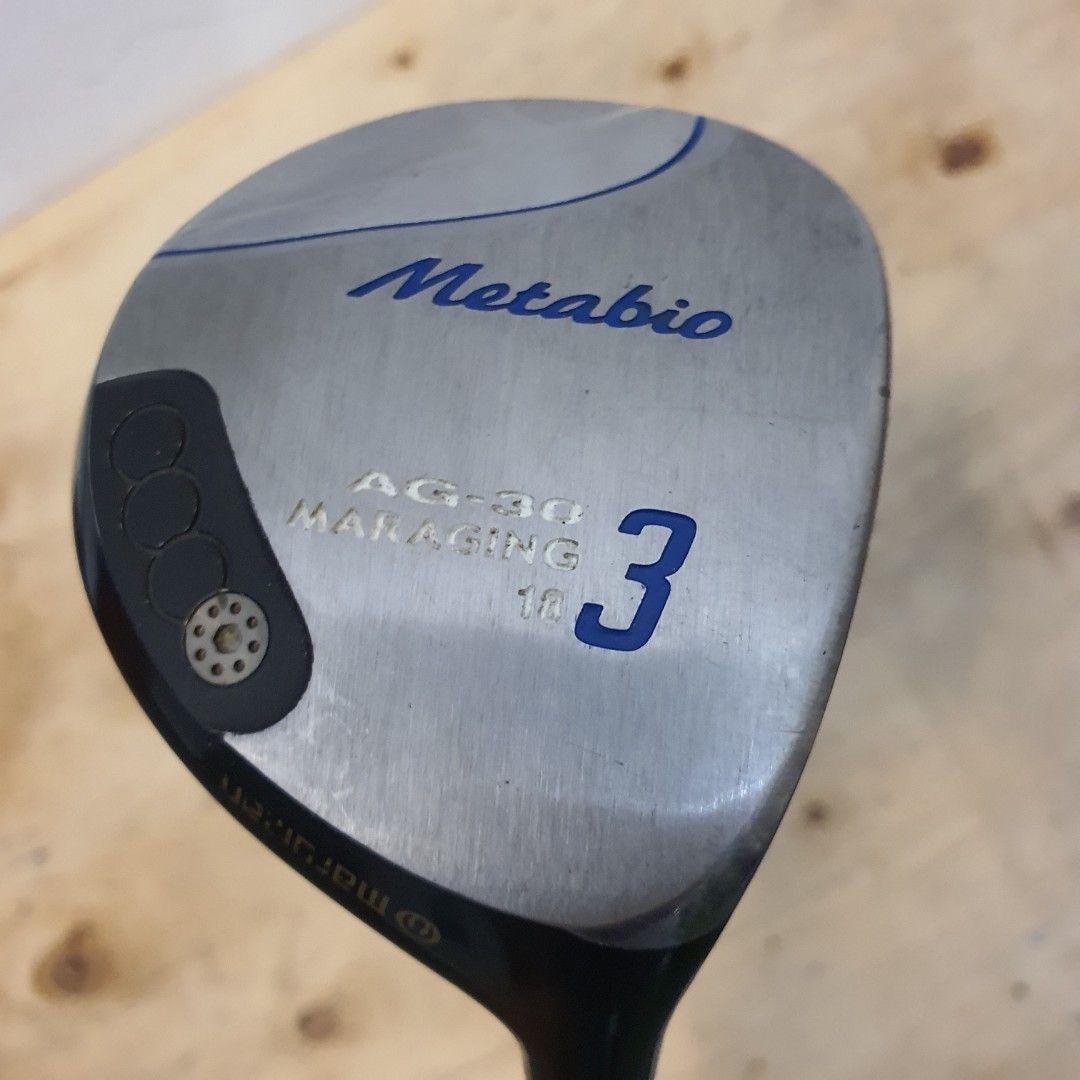 Metabio AG-30 Maraging 15° 3 Wood Regular Graphite Shaft Metabio Grip Metabio AG-30 Maraging 15° 3 Wood Regular Graphite Shaft Metabio Grip